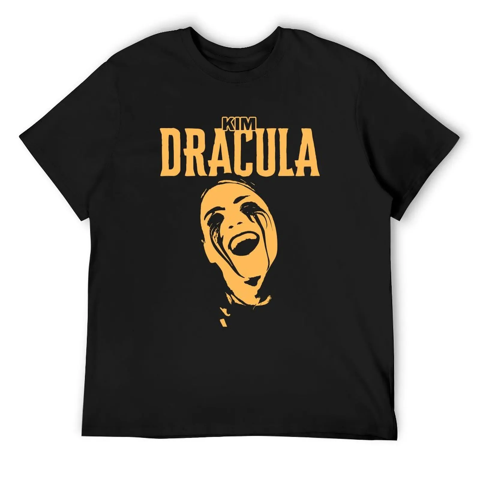 

Kim Dracula Yellow Vector T-Shirt luxury designer plus sizes sports fans mens shirts graphic tee