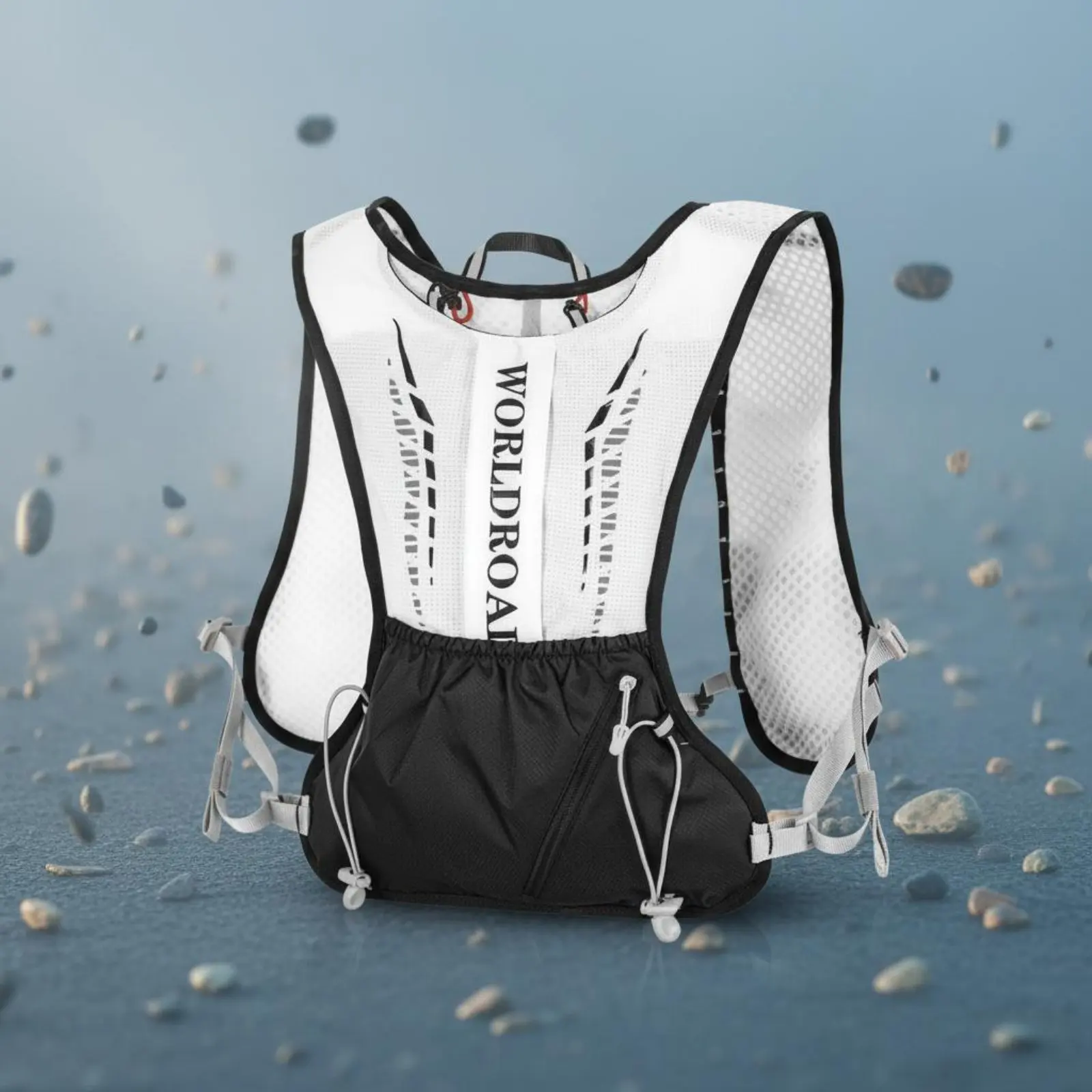 

Lightweight Route Running Vest Multifunctional Pockets Long-Distance Water-Carrying Backpack All-Terrain Challenge Vest