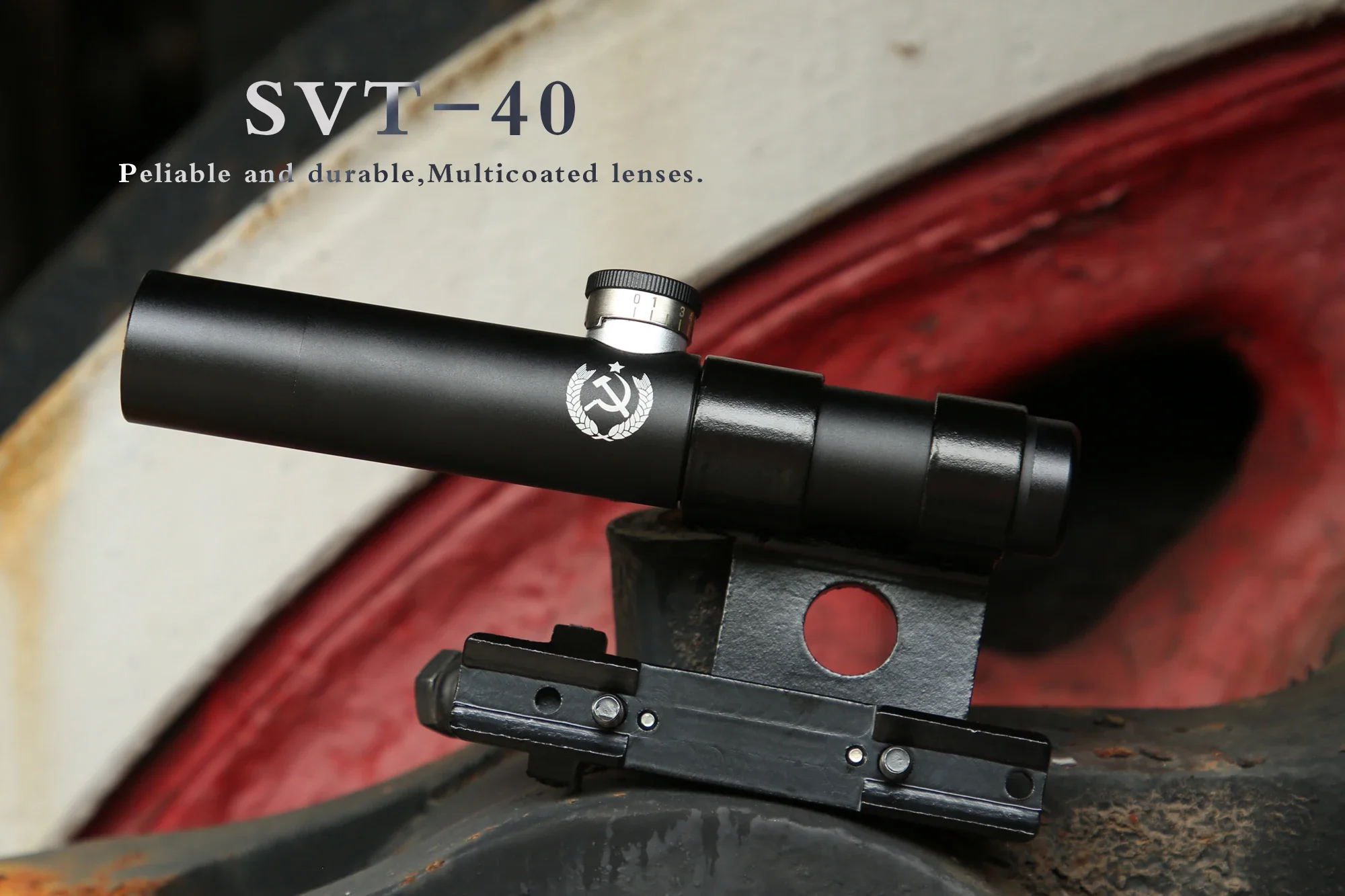 SVT-40 3.5x Scope Multlcoated Lenses Shockproof Multi-coated For Hunting Mosin Nagant Rifle Scope Riser