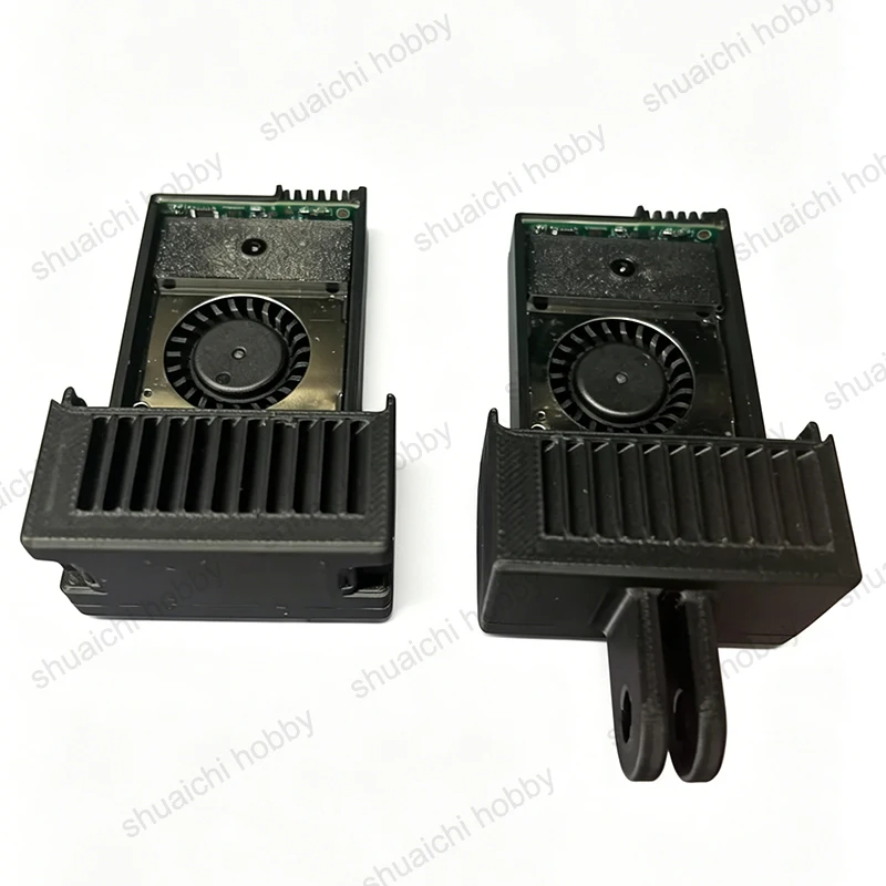 For DJI Action 3/4/5/6 Camera Air-Cooled Cooler External Heat Dissipation Cooling Fan with Vertical Shooting Mount Interface