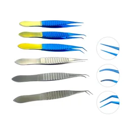 Fue Hair Transplant Tweezer Forceps Titanium/stainless Steel Hair Transplant Implanter Tweezers