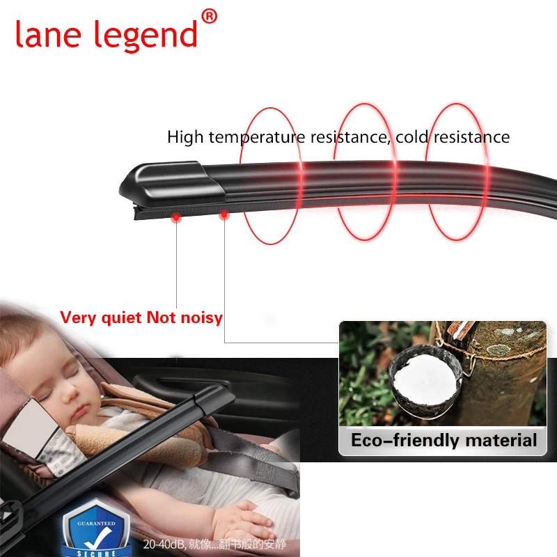 For Chery QQ 2004 2005 2006 2007 2008 2009 2010 2011 2012 Front Rear Wiper Blades Brushes Cutter Accessories U J Hook