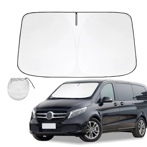 Для Mercedes Benz V Class V260L W447 W448 Солнцезащитный козырек на лобовое стекло Солнцезащитный козырек Защитный козырек от солнца Складные блоки УФ-лучей Keep Cooler