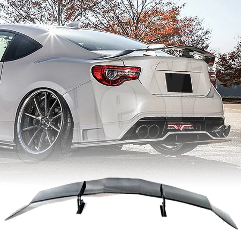 실제 탄소 섬유 글로스 블랙 리어 트렁크 스포일러, 도요타 GT86 스바루 BRZ 쿠페 2012-2020, 스포츠 윙 GT 스타일