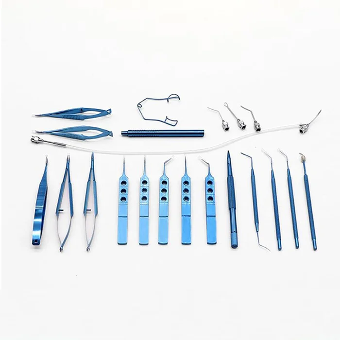 Corrosion Resistant Ophthalmic Titanium Alloy Cataract Set