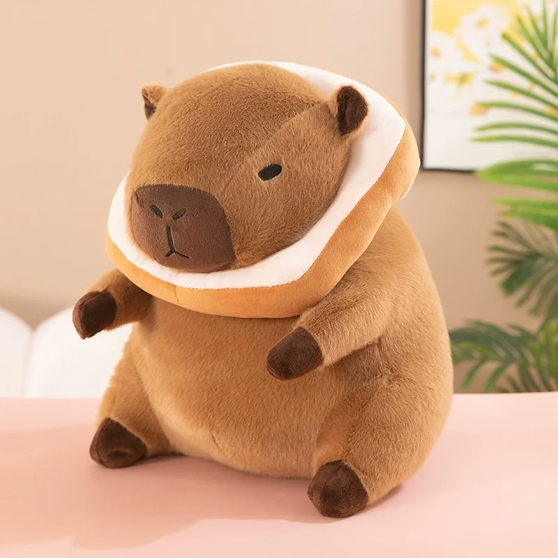 Capybara Plush Toy Simulation Fries Cloth Doll Cute Doll Capibara Anime Fluffty Toy Soft Capybara Plush Doll