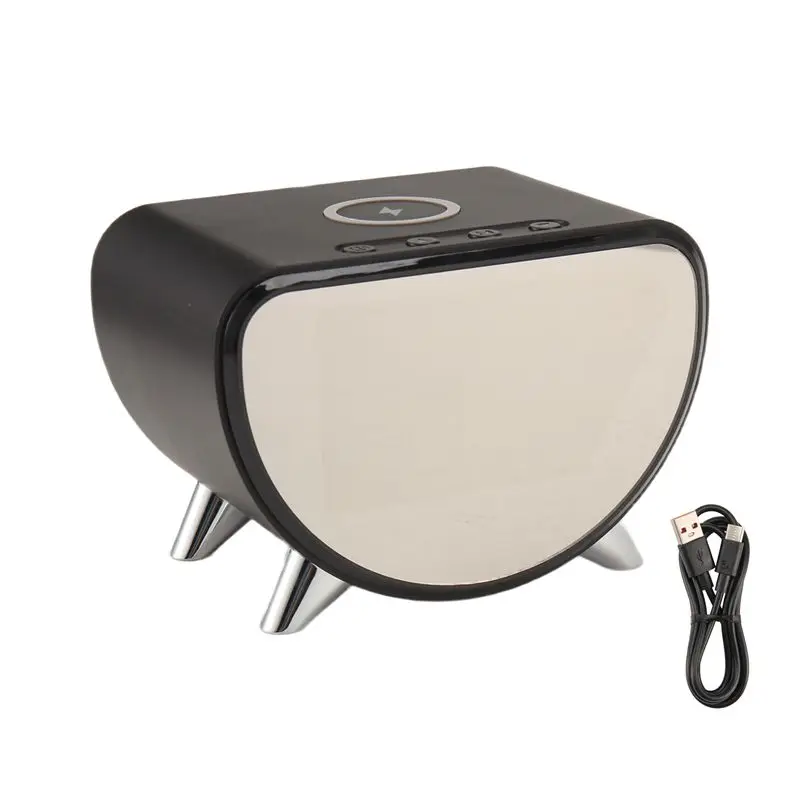 B24B Multi-Function Alarm Clock LED Mobile Phone Three-In-One Wireless Temperature Clock Wireless