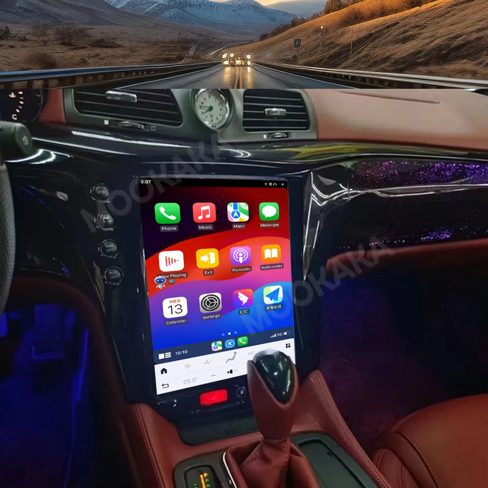 

Сенсорный автомобильный радиоприемник для Maserati GT 2005-2015, Android GPS, мультимедийная система, автомагнитола, стереоприемник, головное устройство