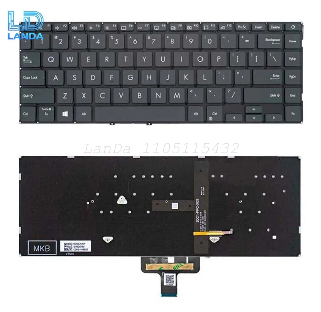Keyboard For ASUS ZenBook 14 UX435E UX435/EGL UX435EAL U4800 U4800EGL Backlit US