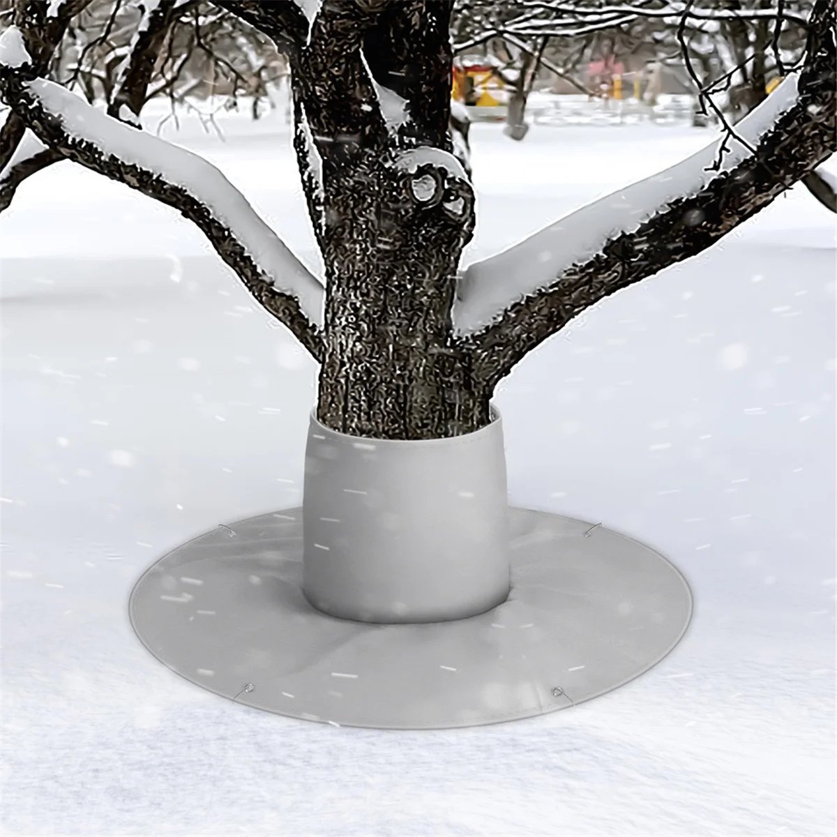 ONCE Palm Tree Root Protectors,3 Layers Tree Root Freeze Protectors with Ground Nails,Winter Tree Root Frost Covers Outdoor