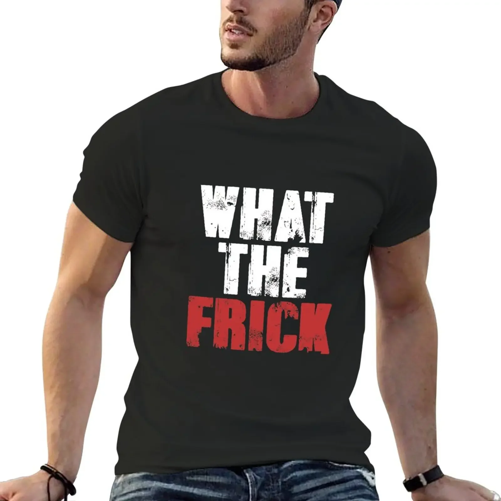 

What The Frick Funny Vintage Meme Long Sleeve T-Shirt korean fashion sublime cute clothes mens t shirts casual stylish