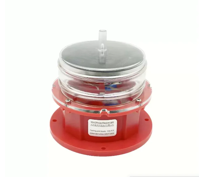 Buoy Buoy Light Ship Navigation Light Flashing Collision Avoidance Red Signal Yellow Navigation Light