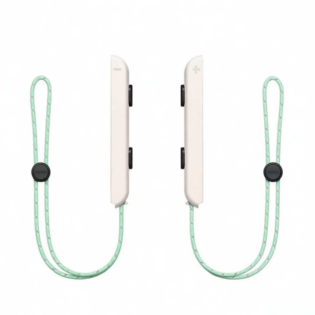 

For Nintendo Switch JoyCon Wrist Strap Lanyard Replacement Parts Accessories For Joy-Con Controller W/ Upgrade Metal Rail