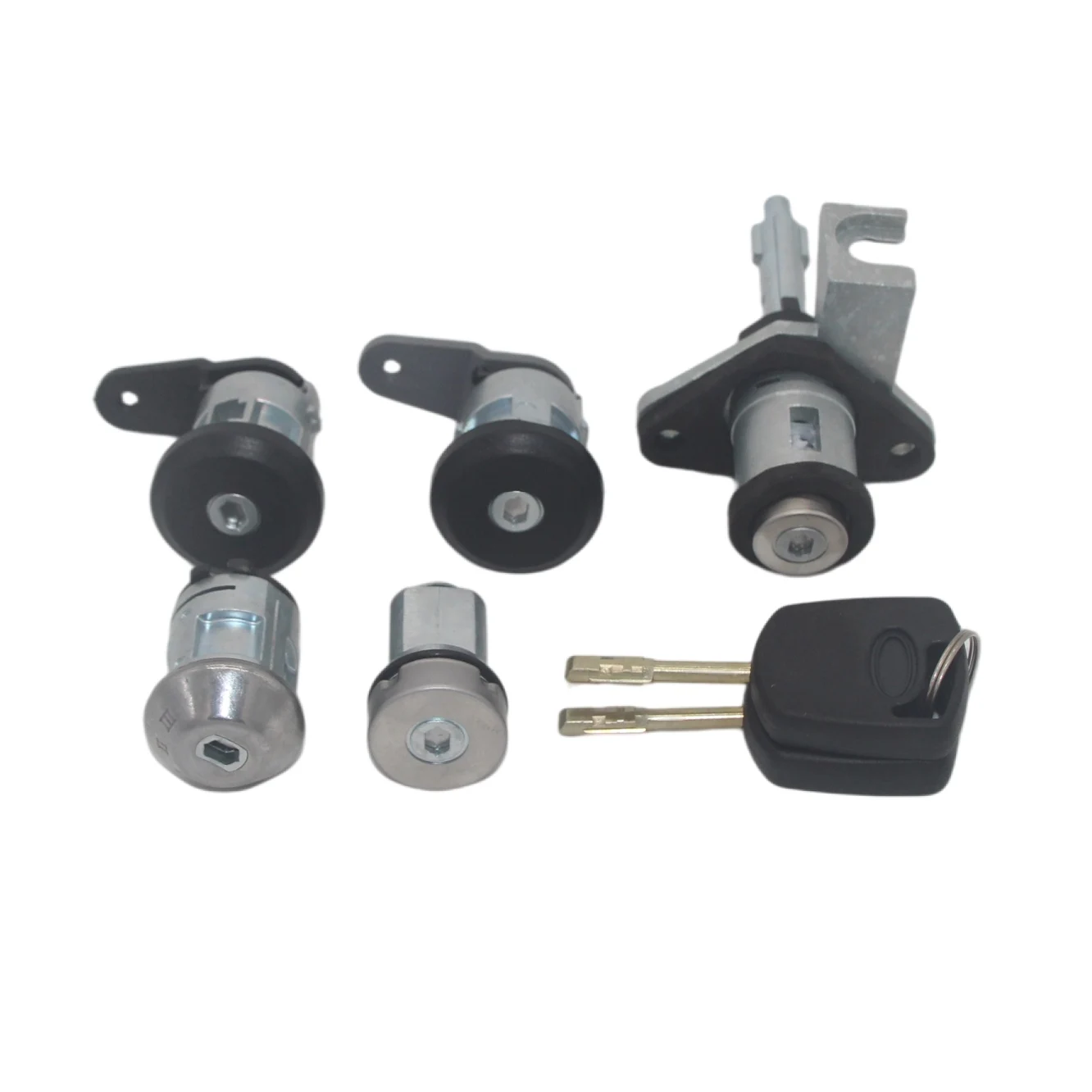 AL177 97KG-B22050-BE 96FG122050AG FOR FORD KA 1997-2007 COMPLETE LOCK SET TRUNK BACK LOCK CYLINDER WITH 2 KEYS