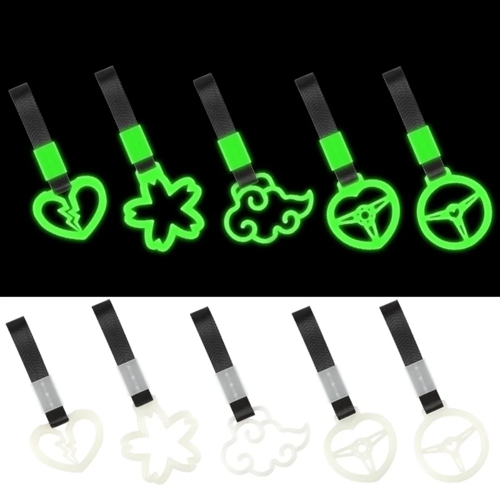 

Handle Charm Rear Bumper Warning Ring Tow Strap JDM JDM Tsurikawa Ring Fluorescent Creative Drift Charm Strap