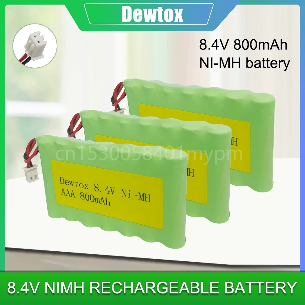 8.4V AAA 800mah Rechargeable Ni-Mh Battery pack with Plugs cell for toys emergency light cordless phone Cell Remote Control Car