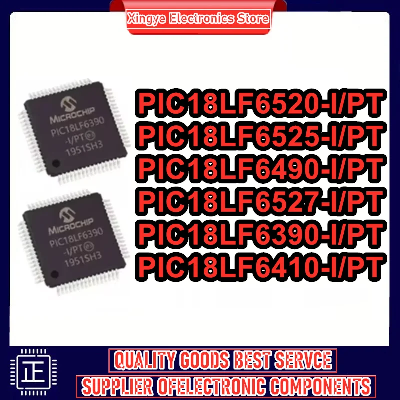 

PIC18LF6390-I/PT PIC18LF6410 PIC18LF6490 PIC18LF6520 PIC18LF6525 PIC18LF6527-I/PT IC MCU Chip TQFP-64 in stock