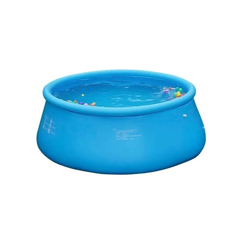 Large inflatable thickened round swimming pool for home use