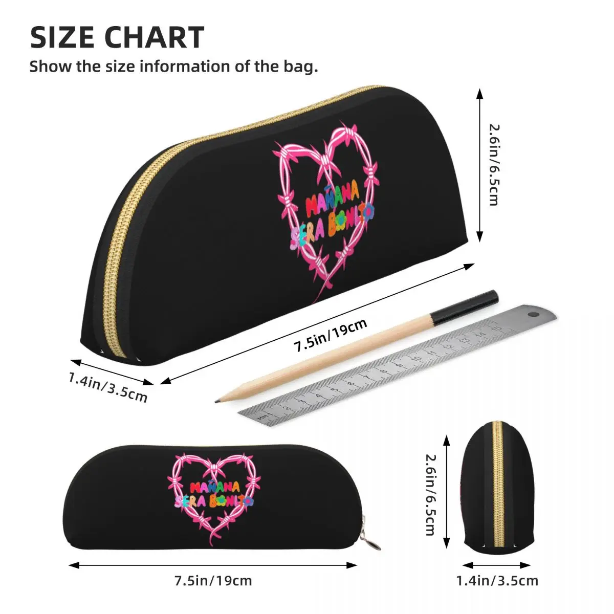 Karol G Manana Sera Bonito 鉛筆ケース 鉛筆ポーチ 収納文具用品 大型収納ペンボックス 鉛筆バッグ 男の子 女の子用