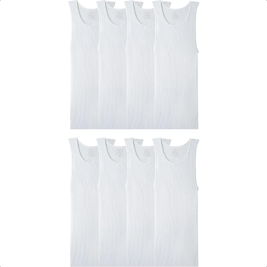 

Fruit of the Loom Men's Sleevel Tag Free Moisture Wicking Tank AShirt
