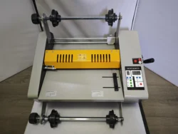 FM-380 Cold&hot Laminating Machine, Hot Laminator, Roll Laminating Machine max laminating width 350MM