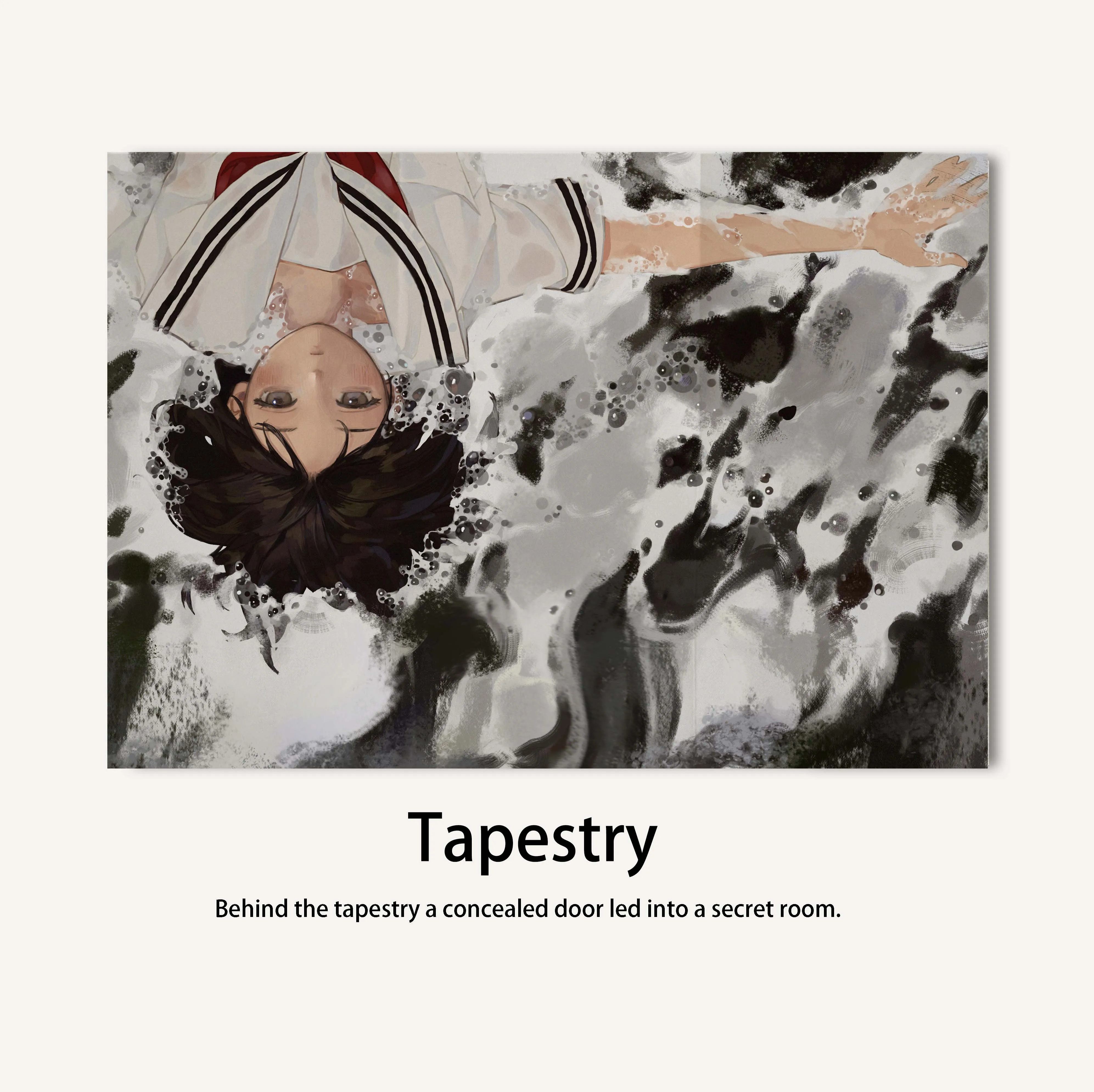 

Happypicture Ggen-shin Impact Two-dimensional Girl Anime Background Cloth InsHanging Cloth Room Bedside Decoration Wall Cloth Be