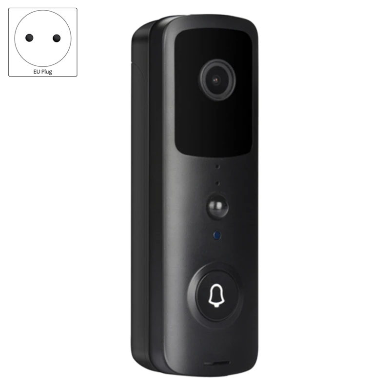Sonnette intelligente HD 1080P, wi-fi, caméra de sécurité sans fil, interphone vidéo, vision nocturne