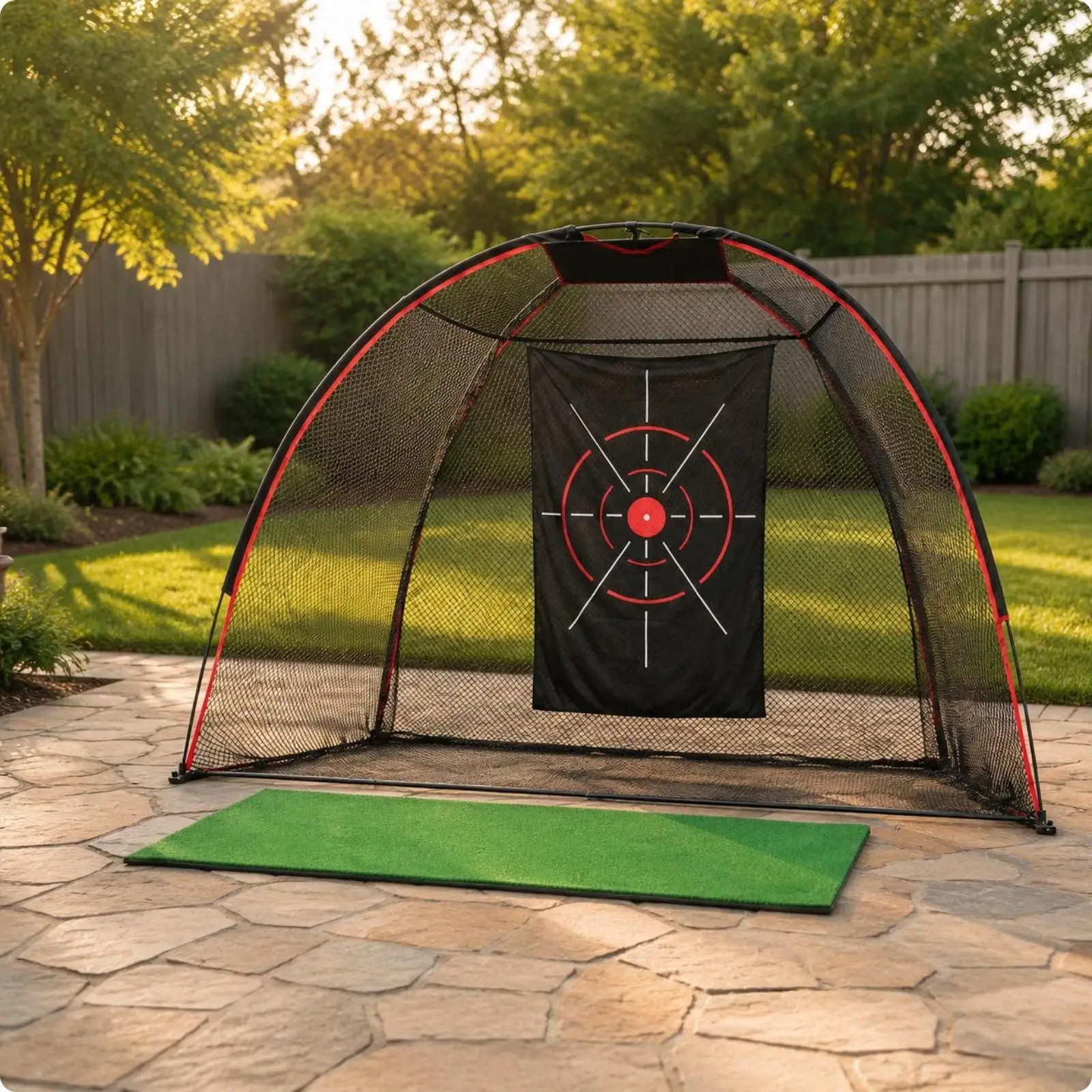 Golf Chipping Net Instant Setup Design Sports Gear Long-Lasting Nylon