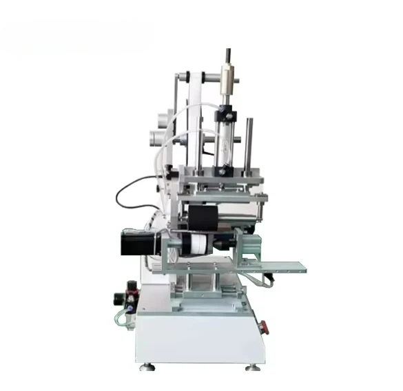 Mesin Pelabelan Datar Rol Datar Semi-Otomatis untuk Mesin Pelabelan Produk Datar Pabrik Kecil