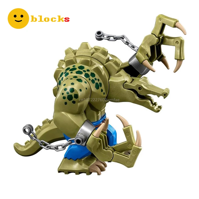 Mini Bricks Movie Series Killer Croc Action Figures Waylon Jones Doll Assemble Building Blocks MOC for Children Toys