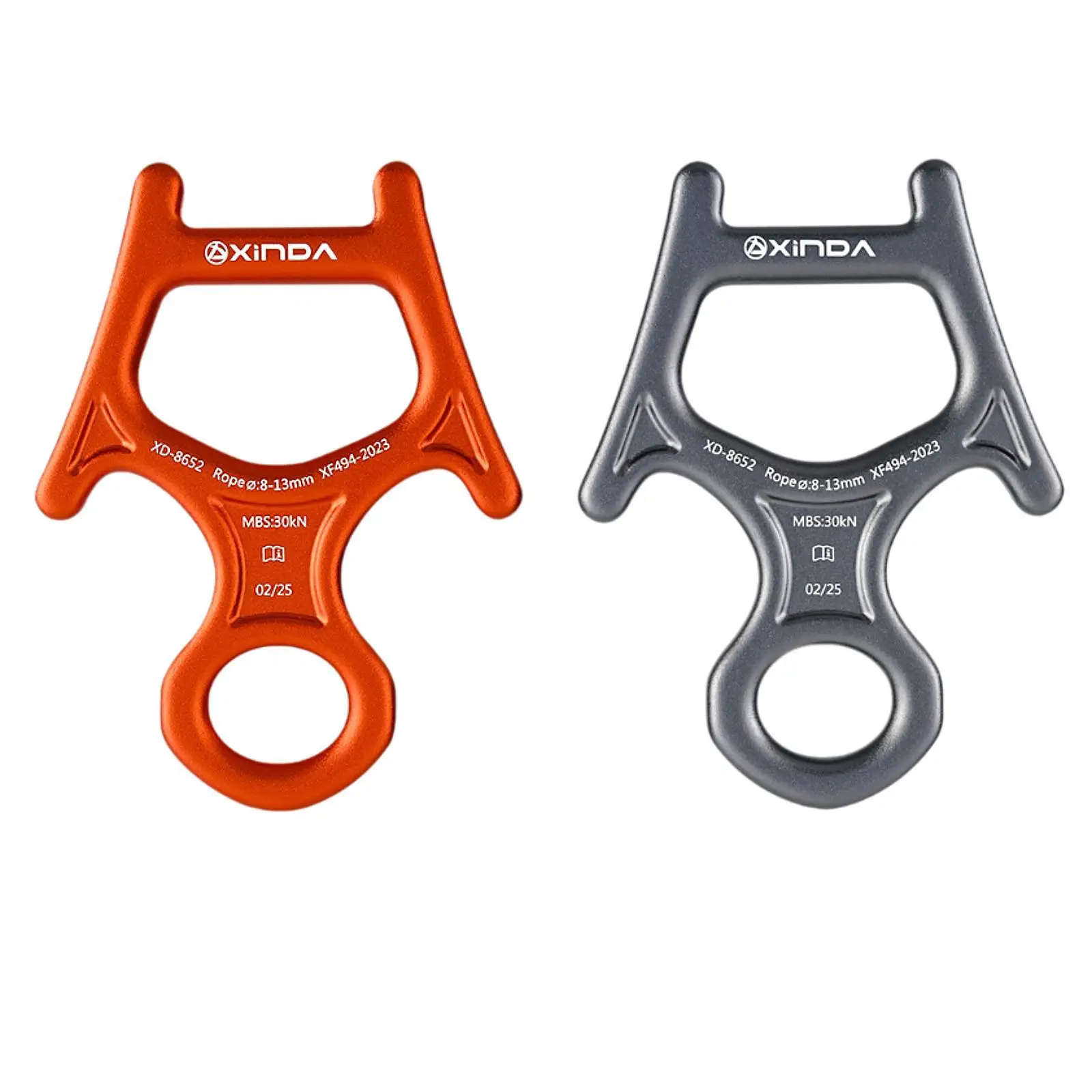 

30kN 8 Figure Descender Sturdy for Rock Climbing Engineering Protection