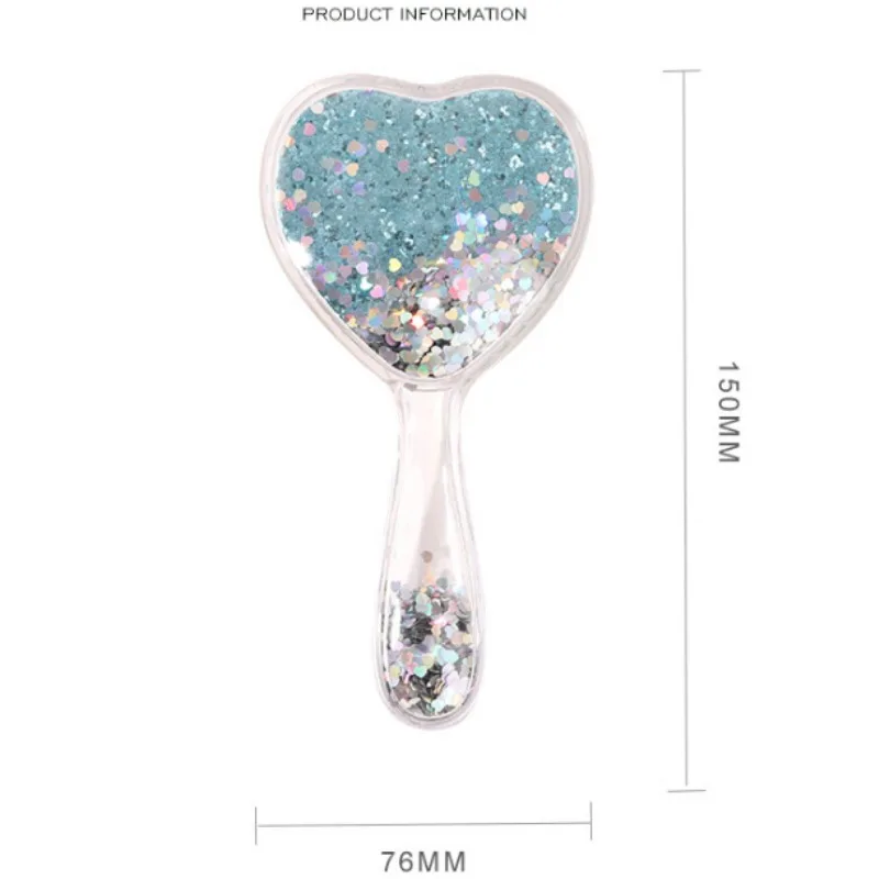 

Glitter Sequins Baby Kids Hair Brush Heart Shape Air Cushion Comb Children Shiny Quicksand Fashion Styling Tool Combs Brushes