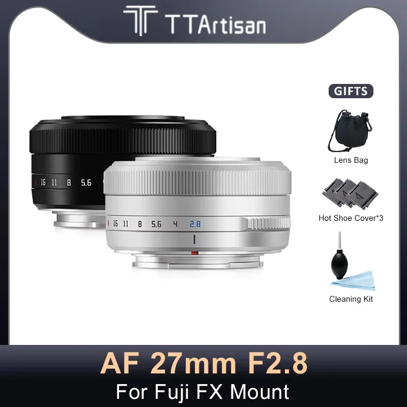 TTArtisan 27 مللي متر F2.8 APS-C التركيز التلقائي AF عدسة الكاميرا ل فوجي FX نيكون Z سوني E a6600 z8 z9 XA XT XPro XS10 xt4 xt5 xt10 xt20 xa3