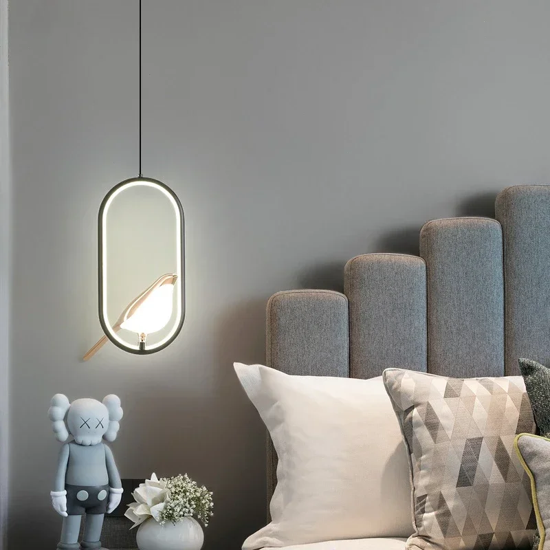 

SANDYHA Modern Minimalist Nordic Pendant Light Luxury Creative Chandelier for Bedroom Living Room Home Decoration Lighting