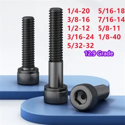 1/4-20 5/16-18 3/8-16 7/16-14 1/2-12 5/8-11 3/16-24 1/8-40 5/32-32 Black12.9 Grade Hexagon Hex Socket Screw Cup Head Allen Bolt