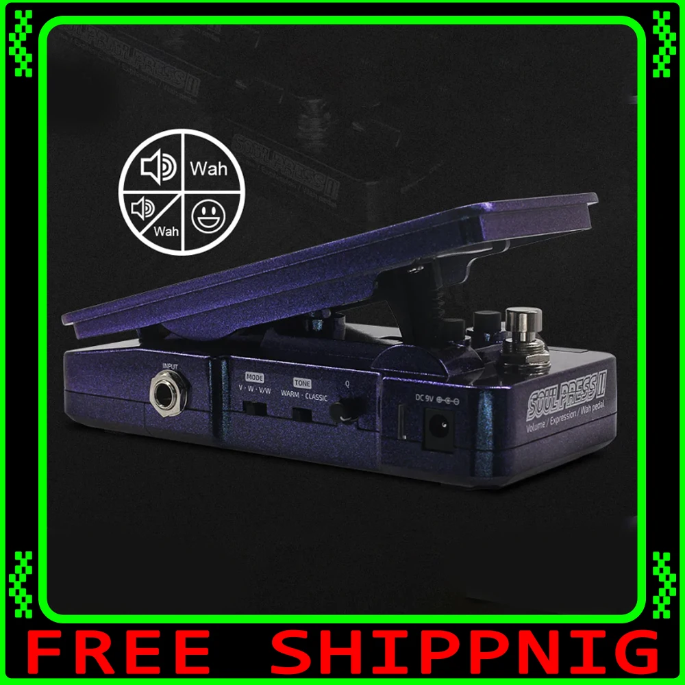 

HOTONE Soul Press II 4 в 1, переключаемая педаль эффектов с пассивным выражением Active Volume и индикаторами видимого положения, подарки