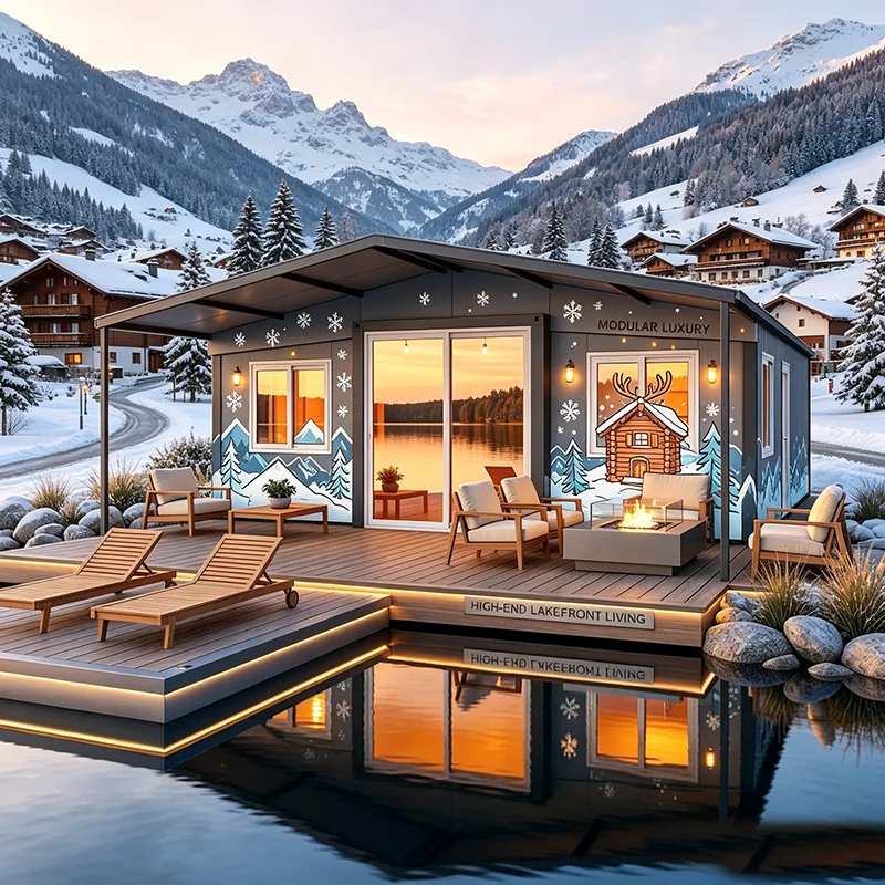 Expandable Container Tiny House Prefabricated ADU Backyard Private Suite For Visiting Relatives