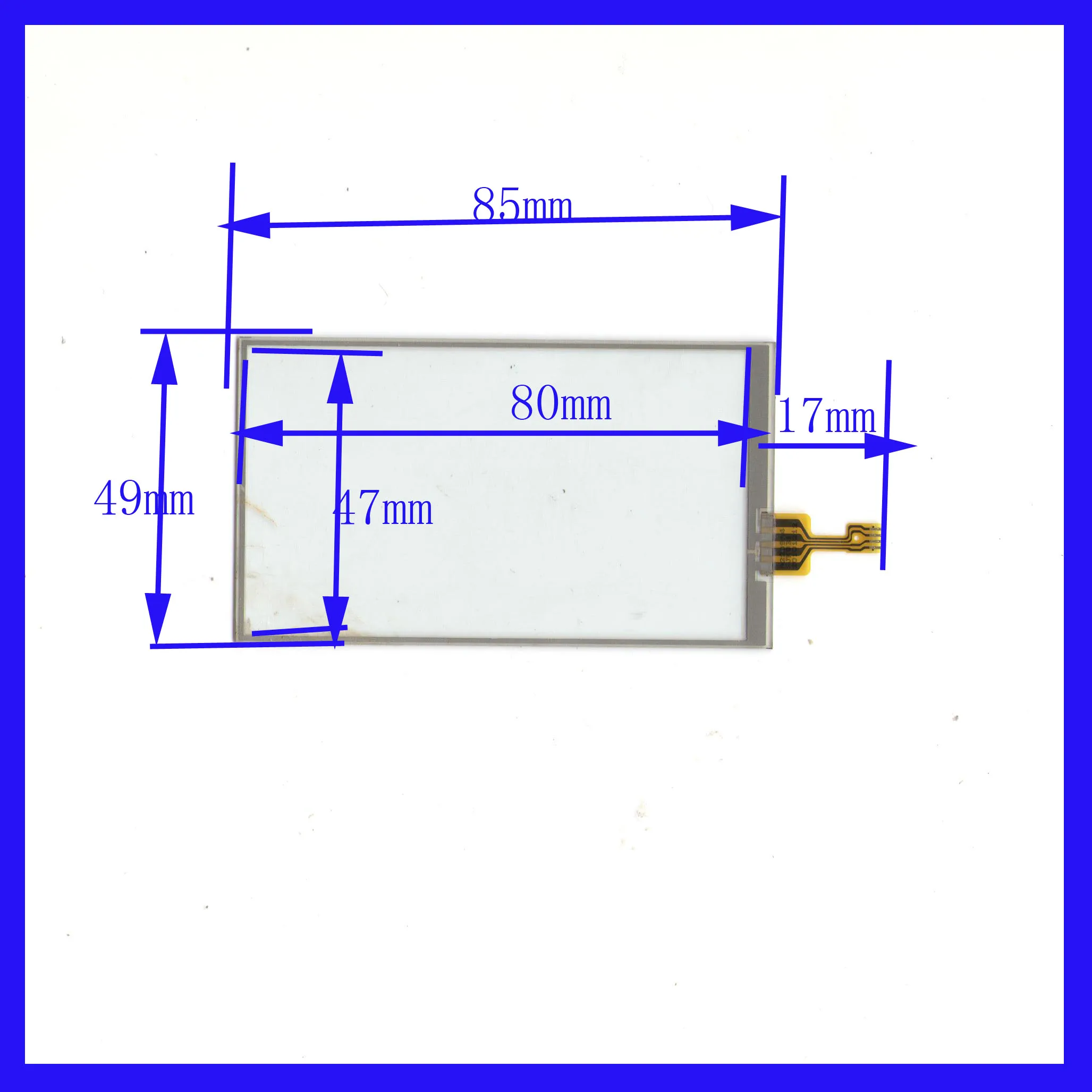 

A2209 3.2Inch 85mm*49mm 4Wire Resistive TouchScreen Panel Digitizer 85*49 A2209