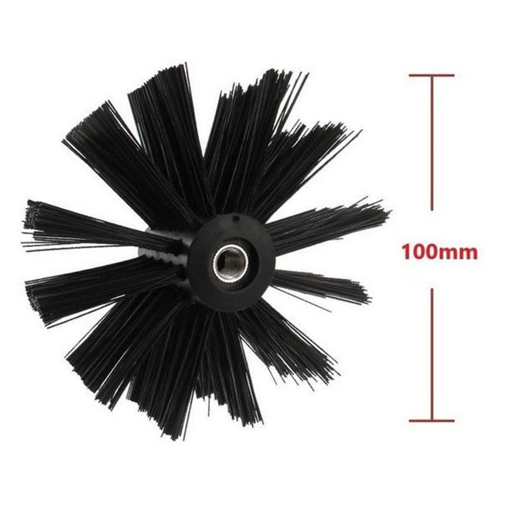 Rotary Chimney Brush 100/150mm For Chimney Dryer Pipe Fireplace Inner Wall And Roof Cleaning Tools Lint Remover Cleaning Brush