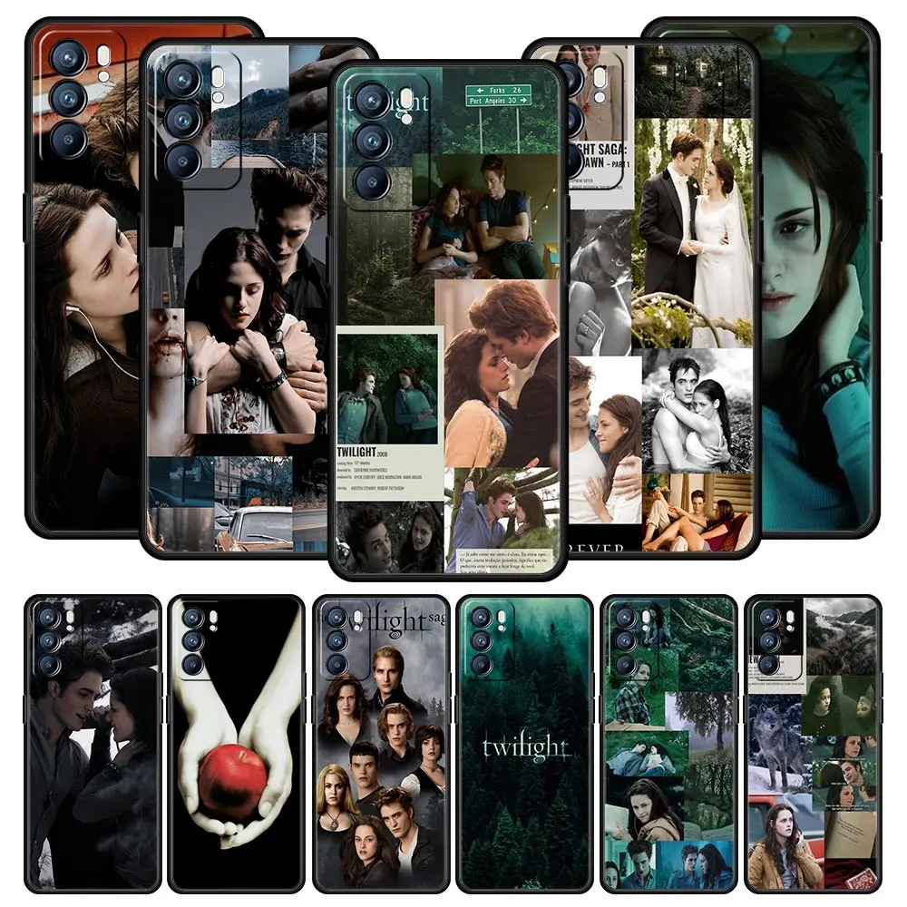 Twilight Saga Phone Case For Oppo Find X6 Pro X5 A54 A53 A52 A9 A15 A95 A17 A16 A76 A74 A57 A31 Reno8 Reno7 Reno6 Pro 5G Cover