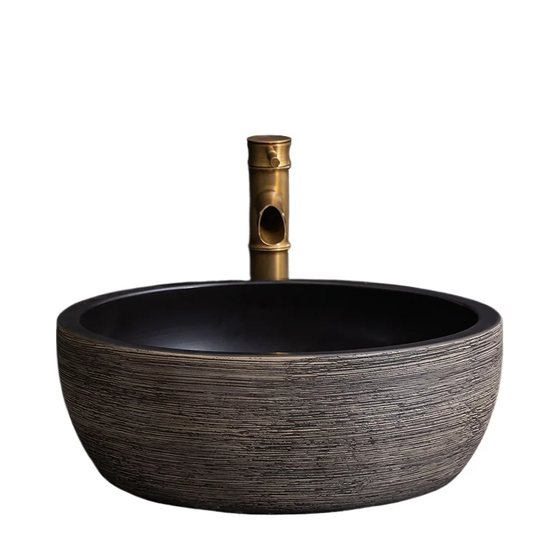 

Household Bathroom Washbasin Hotel Washbasin Sink Basin Balcony Ceramic Chinese Counter Basin