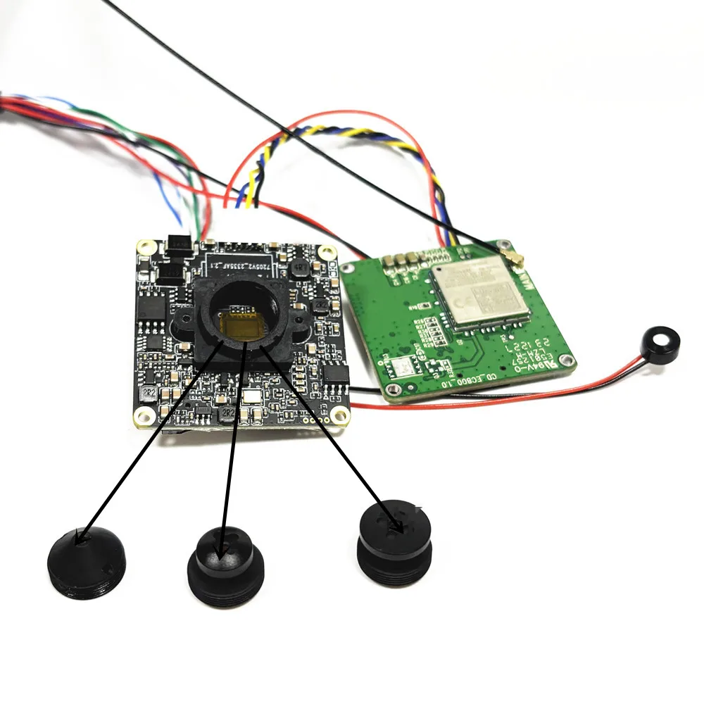 DIY 5MP EU 3G 4G SIM Lte IP Camera Module 1920P 1080P 2MP 5MP Mini 4G Hole Covert Audio TF Card Slot CCTV Surveillance Camera
