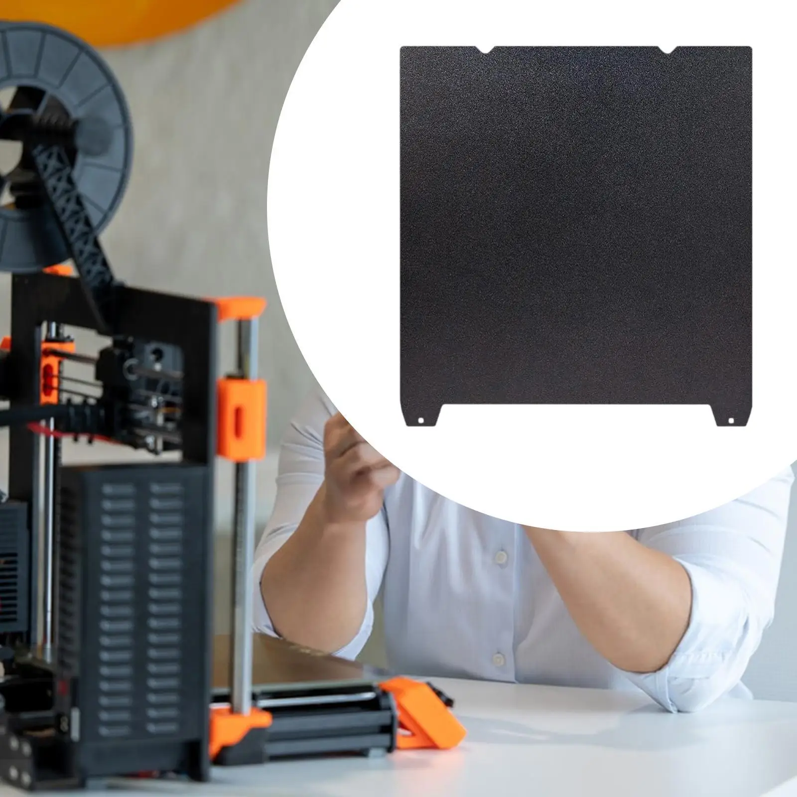 Картина 5: Сменная платформа для 3D-печати из эпоксидной смолы 31,5x31 см для K1, простая установка
