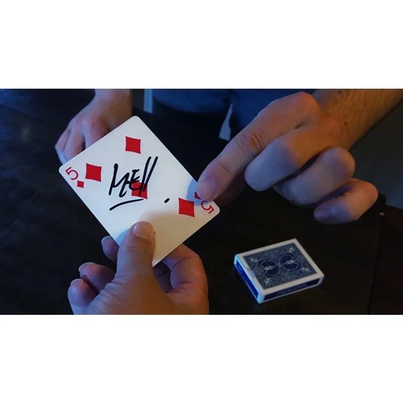 Prevision by Peter Eggink Close-Up Card Magic Trick with Illusion Effect And Comedy Gimmick Professional Street Magic Trick