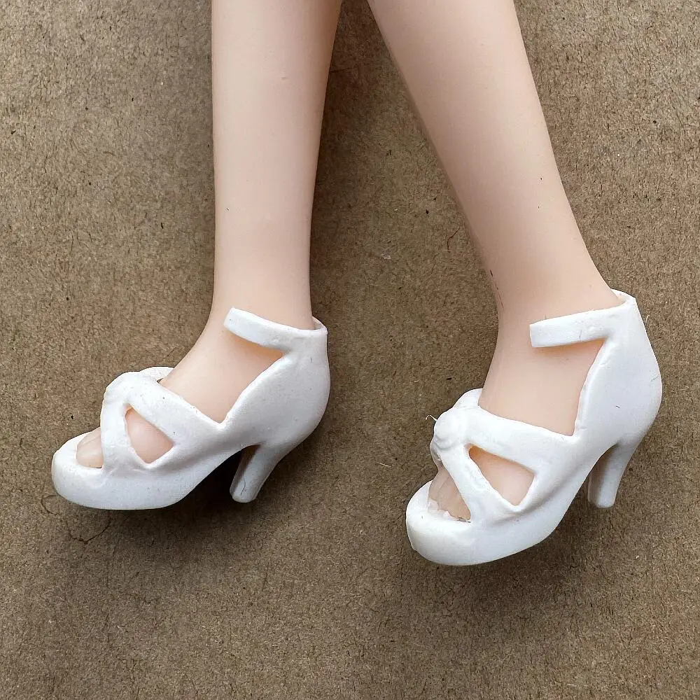 1/6 Maßstab Licca Puppenschuhe DIY High Heels & Flachsohlen Deko-Spielzeug für Puppenzubehör – Detail 29