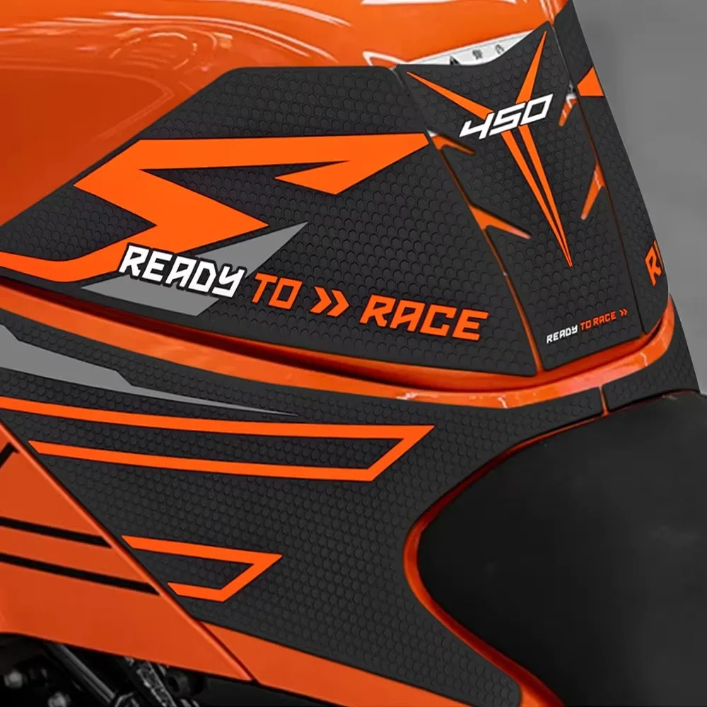 For KTM 450RC 450-RC 450 RC RC450 2026 Motorcycle Side Fuel Tank Pad Anti slip Decorative Stickers Knee Shield Mat Accessories