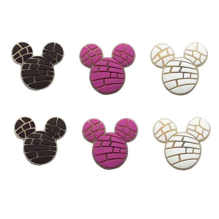 Hot 6pcs/set Mickey Collection Shoe Charms for DIY Shoe Decorations Accessories Decorations Sandal Decorate Kids Gifts