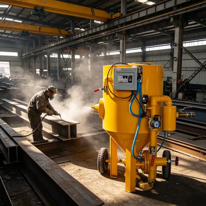 Eco Friendly Sandblasting Media Customized Low Noise Dustless Sandblaster for Corrosion Cleaning on Engine Blocks