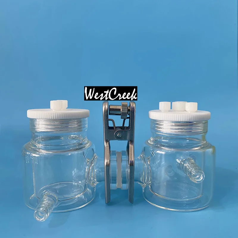 WESTCREEK H-type Double-layer Water Bath Thermostatically Sealed Electrolytic Cell/electrolytic Cell Electrochemistry