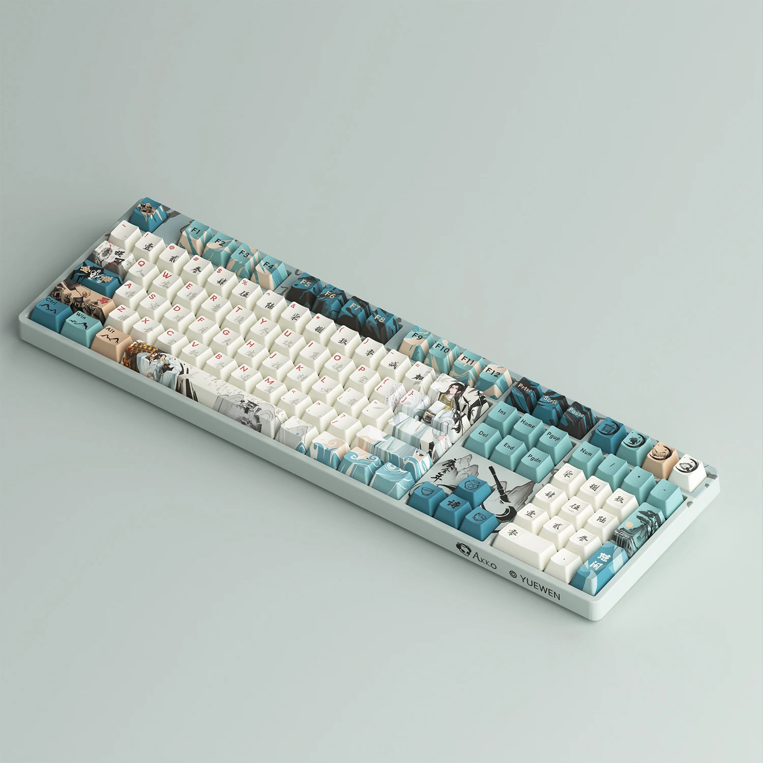 

Akko 5108B Plus Joy of Life Mechanical Keyboard RGB Cherry Profile 108 Keys Full Size RGB Hot Swap Wired/2.4G/Bluetooth Wireless